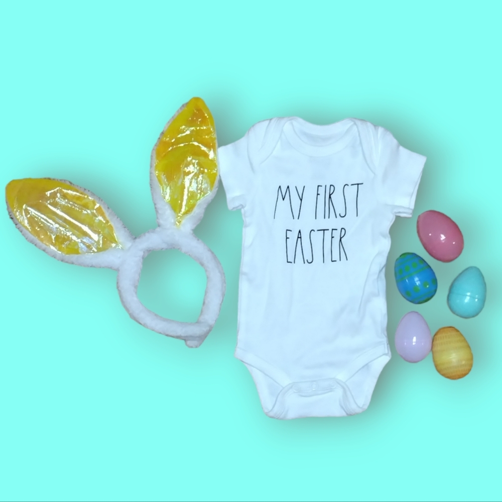 Rae Dunn Easter onesie